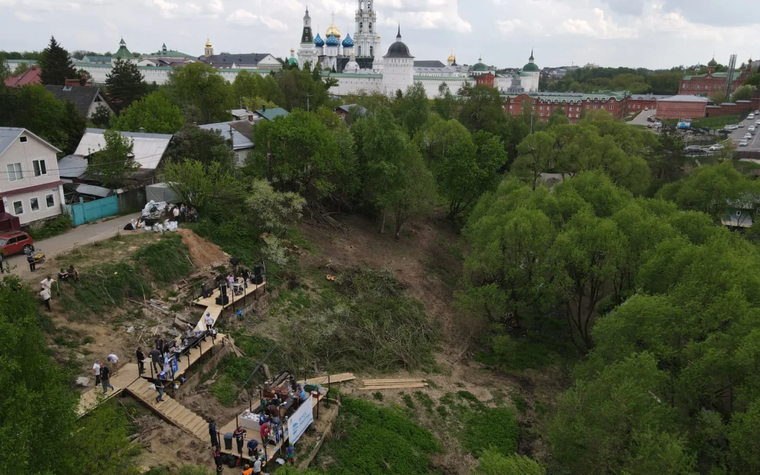 От непроходимых зарослей к рекреационной зоне: как исторический Благовещенский овраг и реку Кончуру в Сергиевом Посаде возвращают горожанам